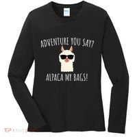 Alpaca My Bags Cute Funny Alpaca & Llama Women's Long Sleeve Shirt thumb 0