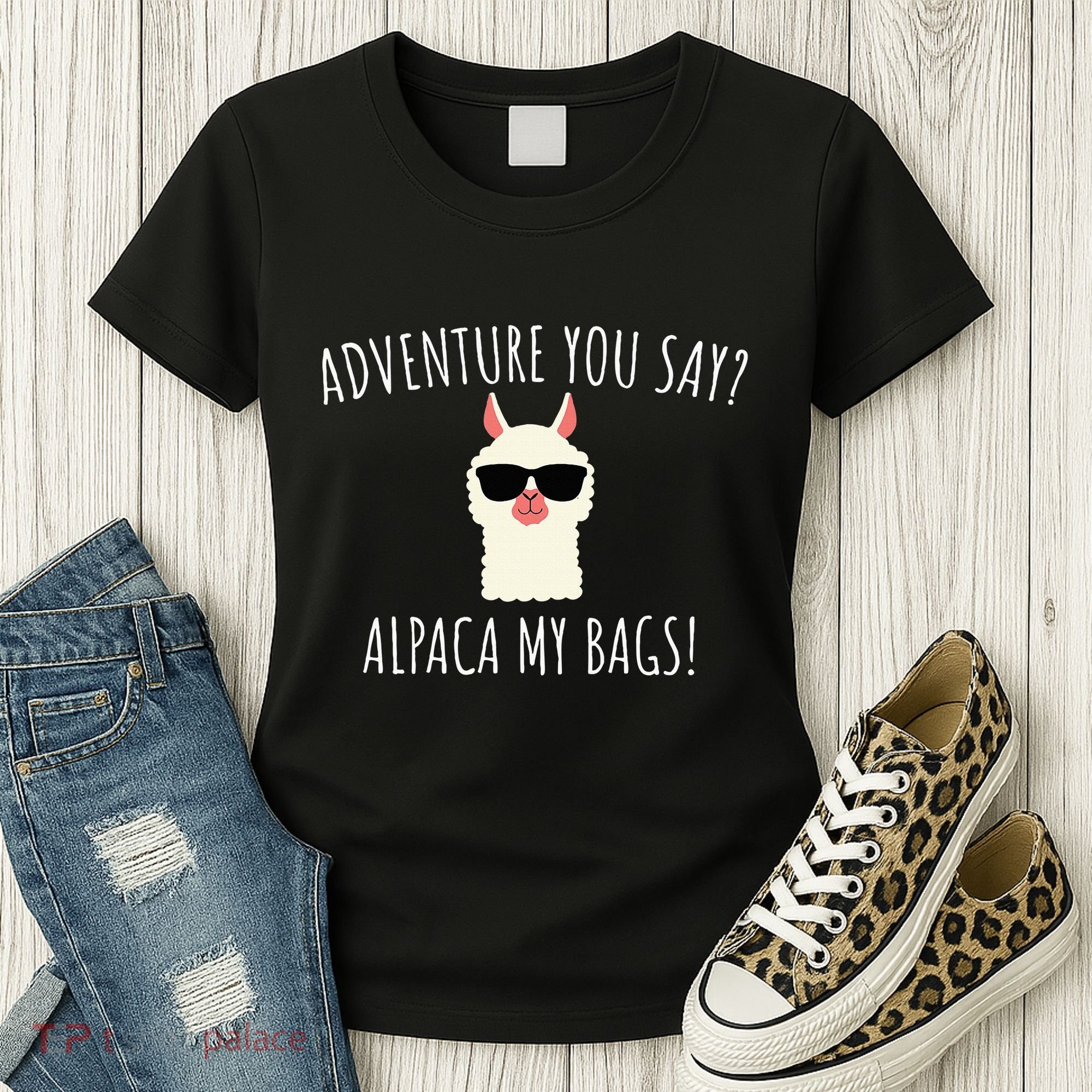 Alpaca My Bags Cute Funny Alpaca & Llama Women's T-Shirt