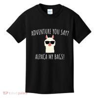 Alpaca My Bags Cute Funny Alpaca & Llama Kids T-Shirt thumb 0