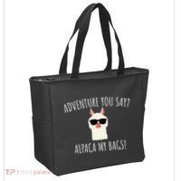 Alpaca My Bags Cute Funny Alpaca & Llama Tote Bag thumb 2