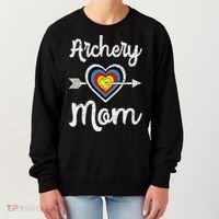 Archery Mom Bowwoman Archer Mother's Day Bowhunter Arrow Women's Sweatshirt thumb 0
