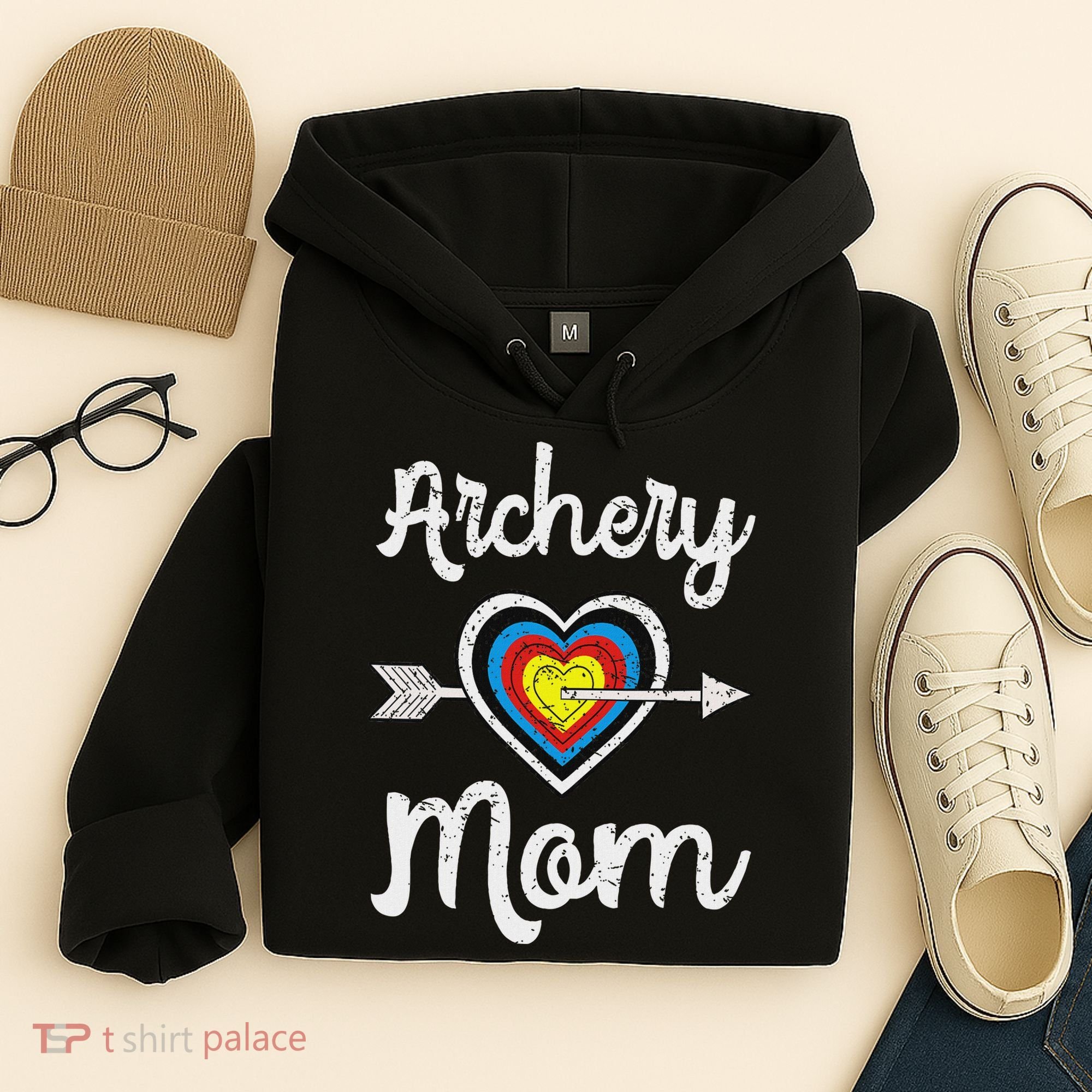 Archery Mom Bowwoman Archer Mother's Day Bowhunter Arrow Hoodie