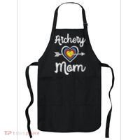 Archery Mom Bowwoman Archer Mother's Day Bowhunter Arrow Apron thumb 0