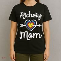 Archery Mom Bowwoman Archer Mother's Day Bowhunter Arrow T-Shirt thumb 4
