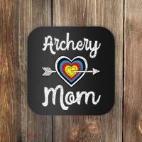 Archery Mom Bowwoman Archer Mother's Day Bowhunter Arrow Coaster thumb 0