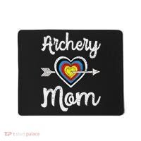 Archery Mom Bowwoman Archer Mother's Day Bowhunter Arrow Mousepad thumb 0