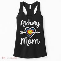 Archery Mom Bowwoman Archer Mother's Day Bowhunter Arrow Women's Tank Top thumb 0