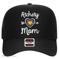 Archery Mom Bowwoman Archer Mother's Day Bowhunter Arrow Hat thumb 0