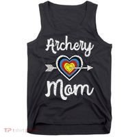 Archery Mom Bowwoman Archer Mother's Day Bowhunter Arrow Tank Top thumb 0
