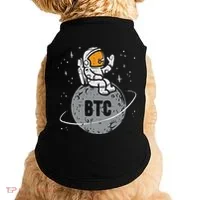 Astronaut Moon Btc Bitcoin Crypto Cryptocurrency Doggie Tank thumb 0