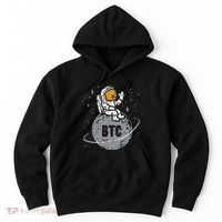 Astronaut Moon Btc Bitcoin Crypto Cryptocurrency Hoodie thumb 0