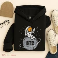 Astronaut Moon Btc Bitcoin Crypto Cryptocurrency Hoodie thumb 4