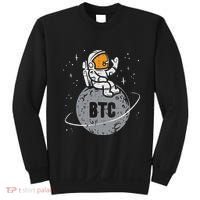 Astronaut Moon Btc Bitcoin Crypto Cryptocurrency Sweatshirt thumb 0