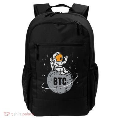 Astronaut Moon Btc Bitcoin Crypto Cryptocurrency Backpack