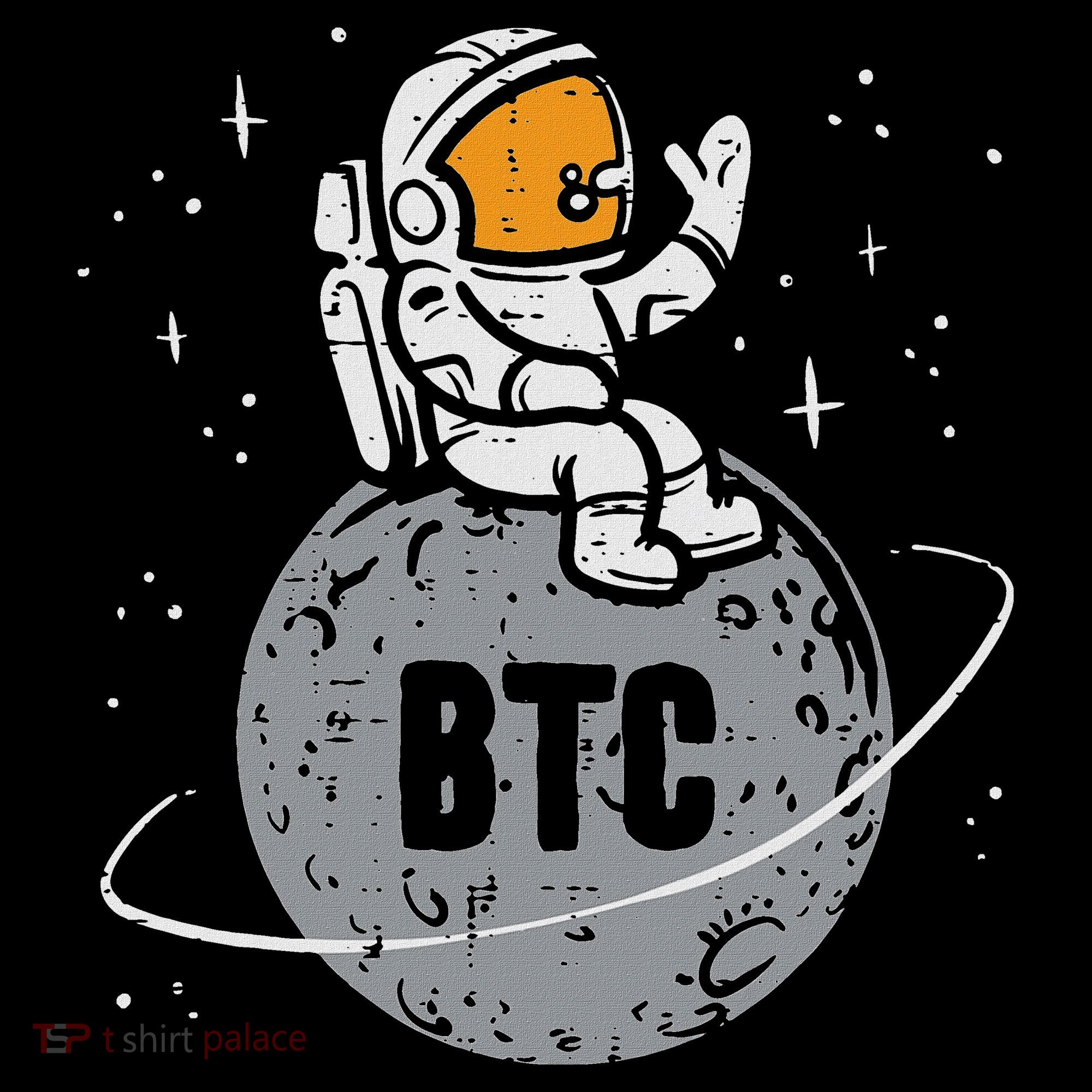 Astronaut Moon Btc Bitcoin Crypto Cryptocurrency Backpack