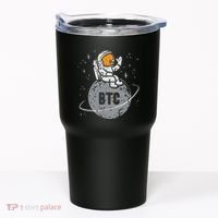 Astronaut Moon Btc Bitcoin Crypto Cryptocurrency Tumbler thumb 0