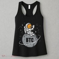 Astronaut Moon Btc Bitcoin Crypto Cryptocurrency Women's Tank Top thumb 3