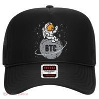 Astronaut Moon Btc Bitcoin Crypto Cryptocurrency Hat thumb 0