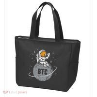 Astronaut Moon Btc Bitcoin Crypto Cryptocurrency Tote Bag thumb 3