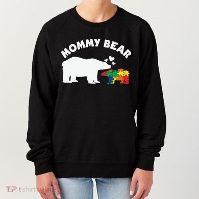 Autism Mommy Bear Autism Awareness Women's Sweatshirt