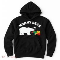 Autism Mommy Bear Autism Awareness Hoodie thumb 0