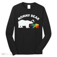 Autism Mommy Bear Autism Awareness Long Sleeve Shirt thumb 0