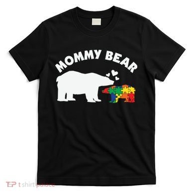 Autism Mommy Bear Autism Awareness T-Shirt