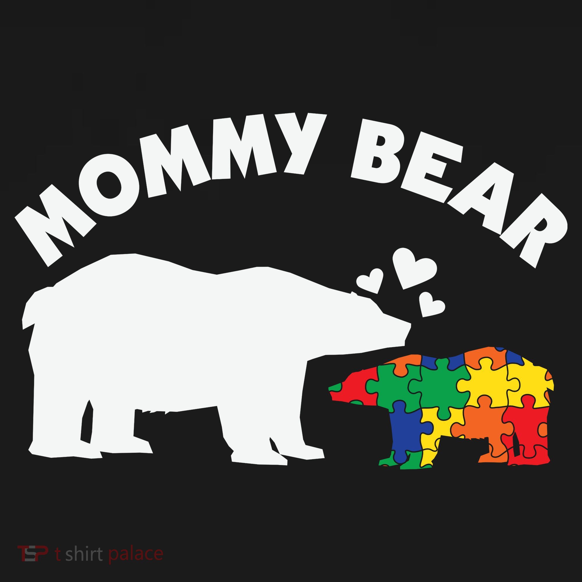 Autism Mommy Bear Autism Awareness Backpack