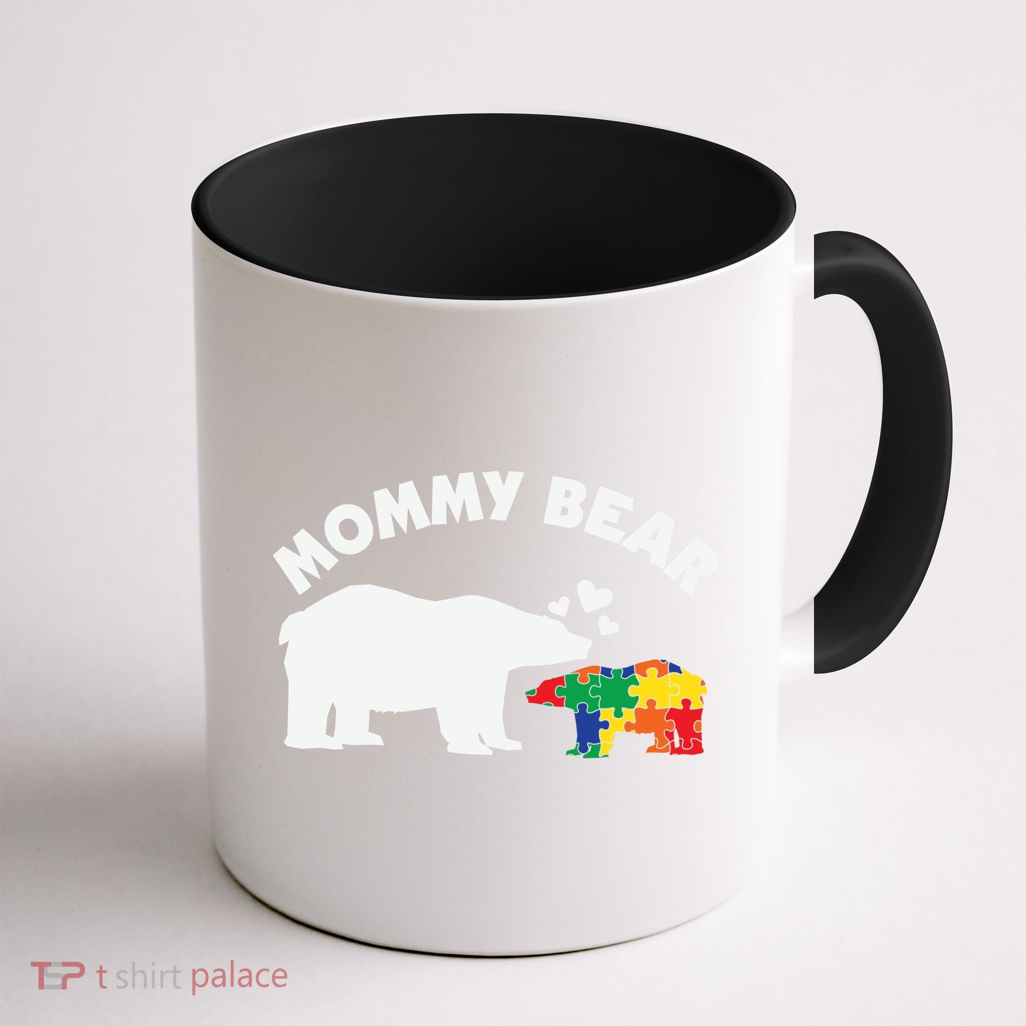 Autism Mommy Bear Autism Awareness Coffee Mug