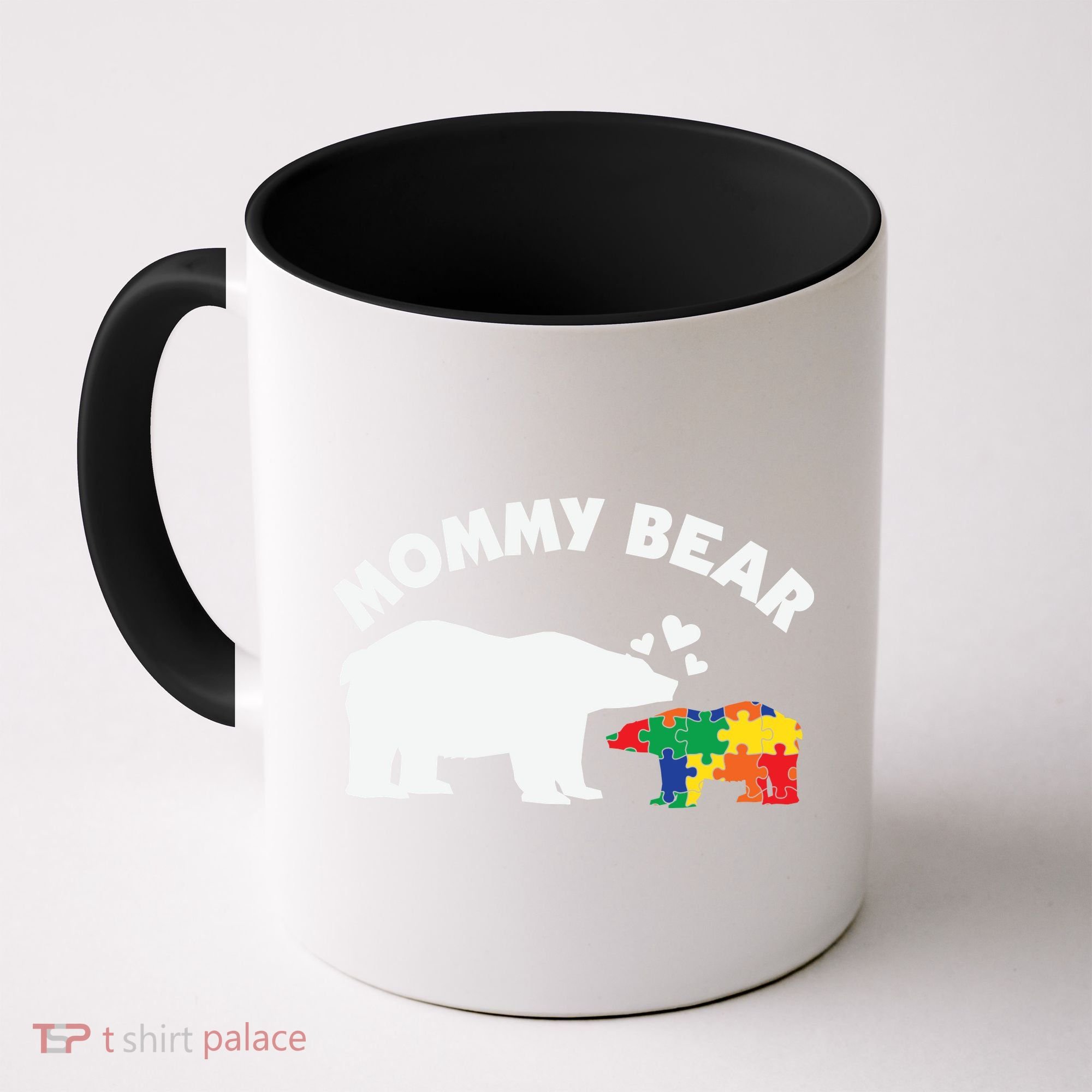 Autism Mommy Bear Autism Awareness Coffee Mug