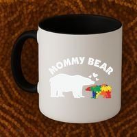 Autism Mommy Bear Autism Awareness Coffee Mug thumb 2