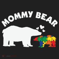 Autism Mommy Bear Autism Awareness Beanie thumb 2