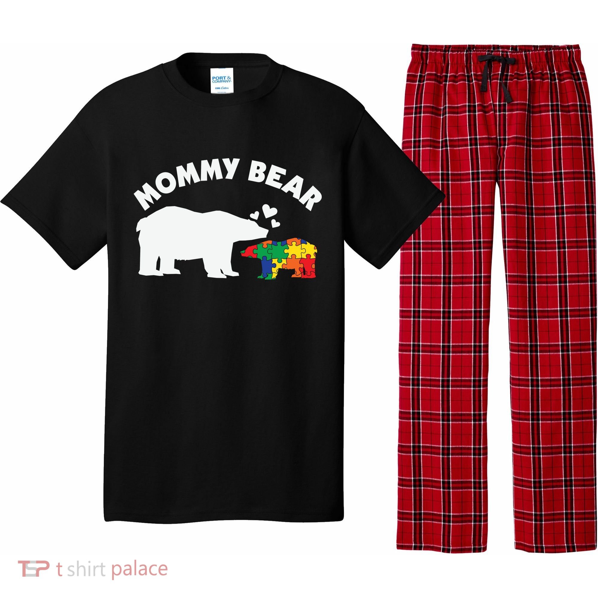 Autism Mommy Bear Autism Awareness Pajama Set