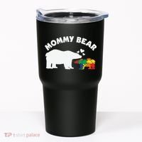 Autism Mommy Bear Autism Awareness Tumbler thumb 0