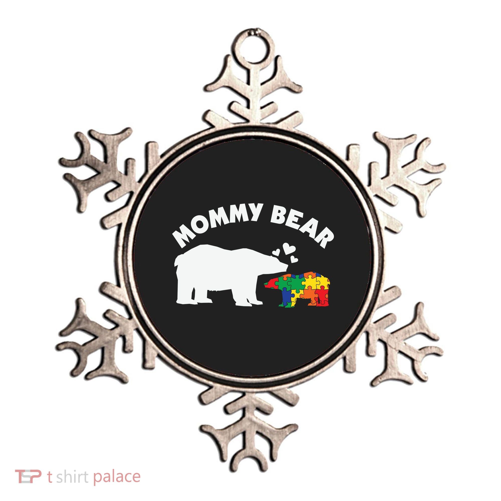 Autism Mommy Bear Autism Awareness Ornament