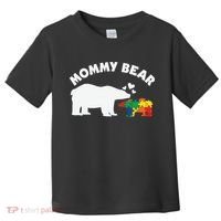 Autism Mommy Bear Autism Awareness Toddler T-Shirt thumb 0