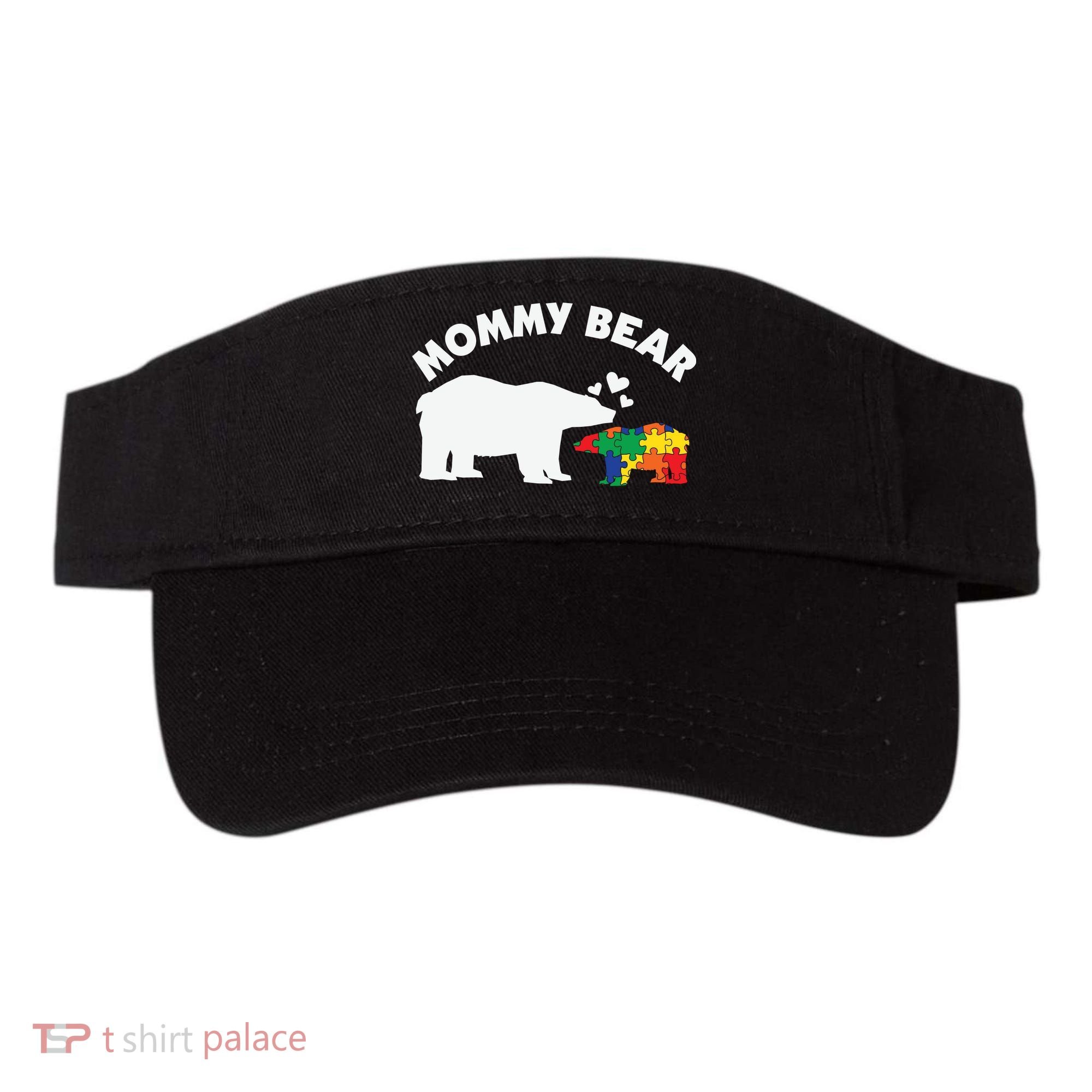 Autism Mommy Bear Autism Awareness Visor