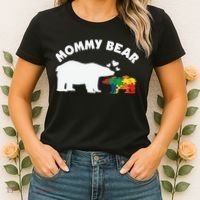 Autism Mommy Bear Autism Awareness Women's T-Shirt thumb 2