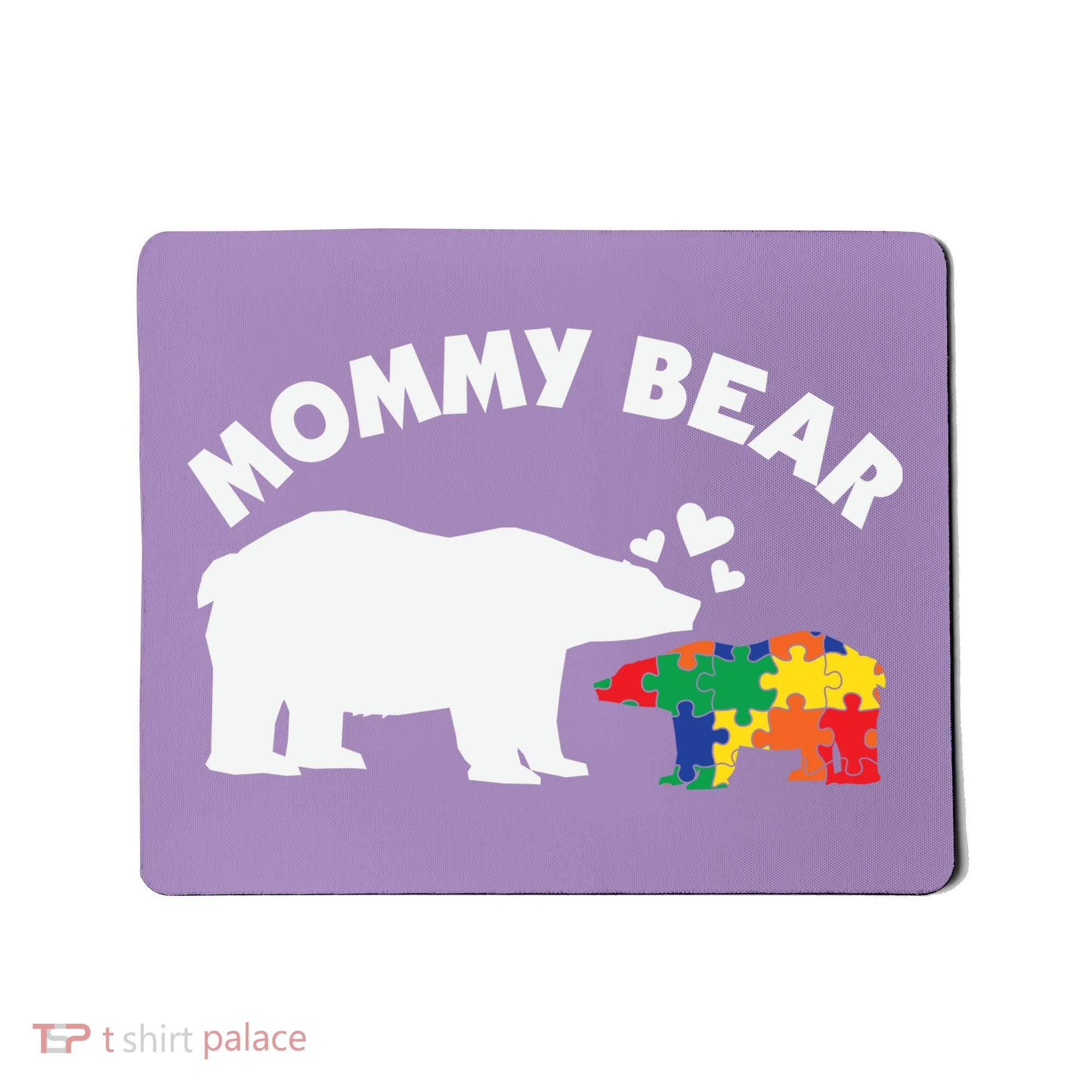 Autism Mommy Bear Autism Awareness Mousepad