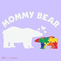 Autism Mommy Bear Autism Awareness Mousepad thumb 1