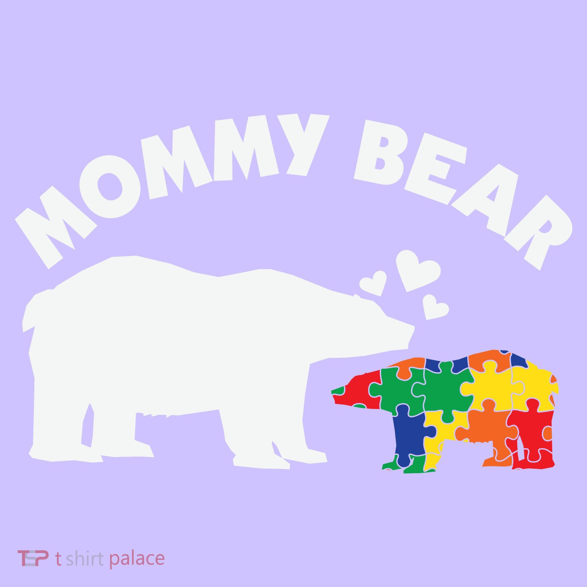 Autism Mommy Bear Autism Awareness Mousepad