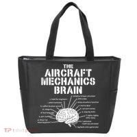 Aircraft Mechanics Brain Shirt Aviation Gift Tote Bag thumb 0