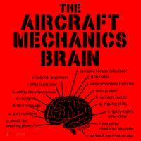 Aircraft Mechanics Brain Shirt Aviation Gift Santa Hat thumb 1