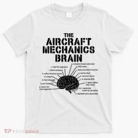 Aircraft Mechanics Brain Shirt Aviation Gift T-Shirt thumb 0