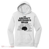 Aircraft Mechanics Brain Shirt Aviation Gift Women's Hoodie thumb 0