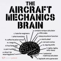 Aircraft Mechanics Brain Shirt Aviation Gift Women's Tank Top thumb 5