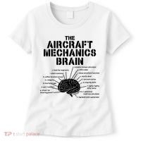 Aircraft Mechanics Brain Shirt Aviation Gift Women's T-Shirt thumb 0