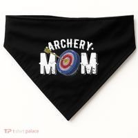 Archery Mom Bow Arrow Shooting Sports Hunter USA-Made Doggie Bandana thumb 0