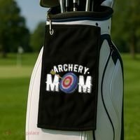Archery Mom Bow Arrow Shooting Sports Hunter Golf Towel thumb 2