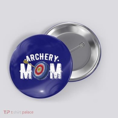 Archery Mom Bow Arrow Shooting Sports Hunter Button